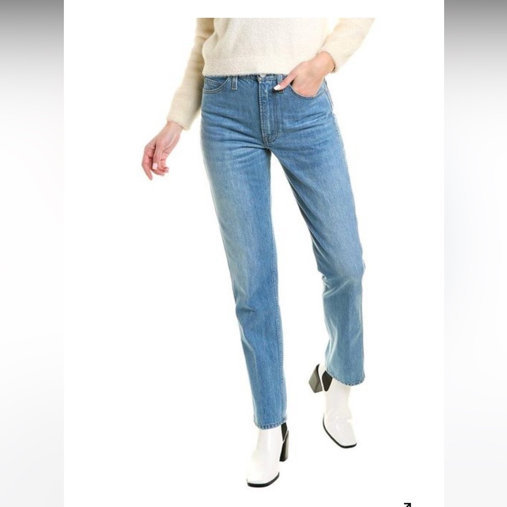 NWT! Frame True Straight Jeans Riverwalk, Size 28